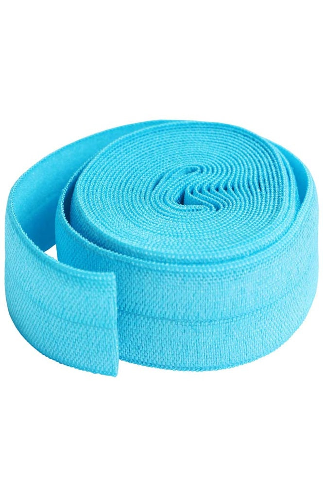 Fold over Elastic Parrot Blue