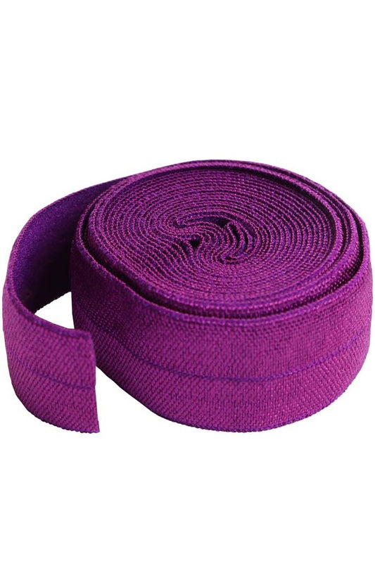 Fold over Elastic Tahiti Purple