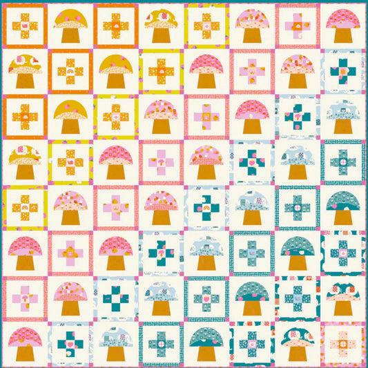 Shroom Garden Quilt Pattern