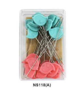 Sew Mate Ironable Quilting Pins Birds