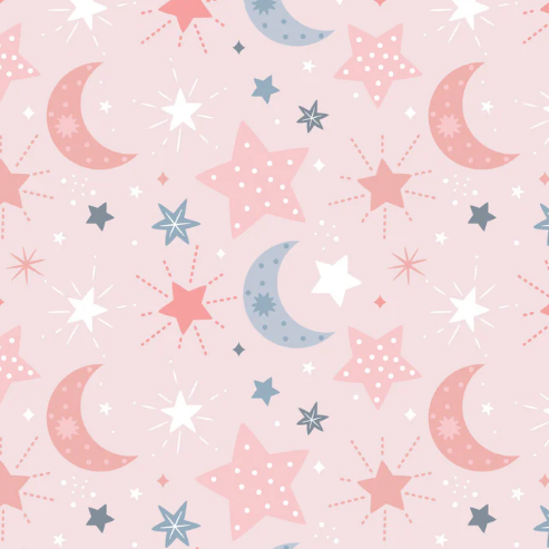 Moon Child  Flannel Pink 50240101B 03