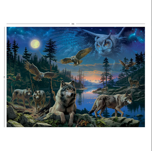 Night Prowlers Fleece Panel