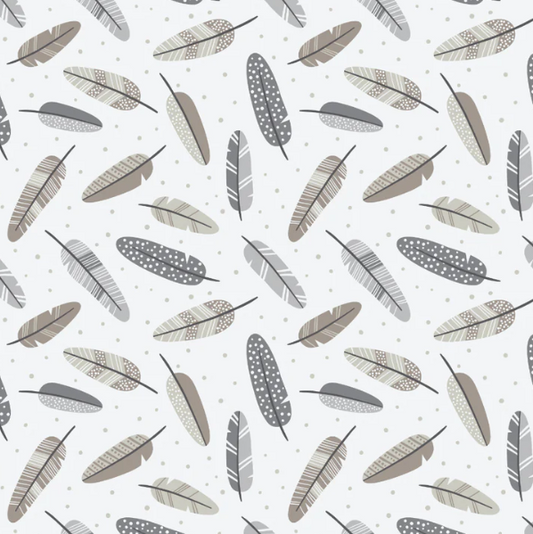 Woodland Wonders 89230209 04 Off White Feathers