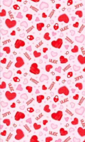 1 Meter Cut Gnomie Love Hearts