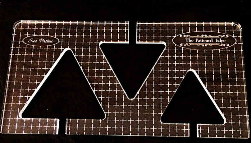 The Pattened Edge 1/8 Inch Triangle