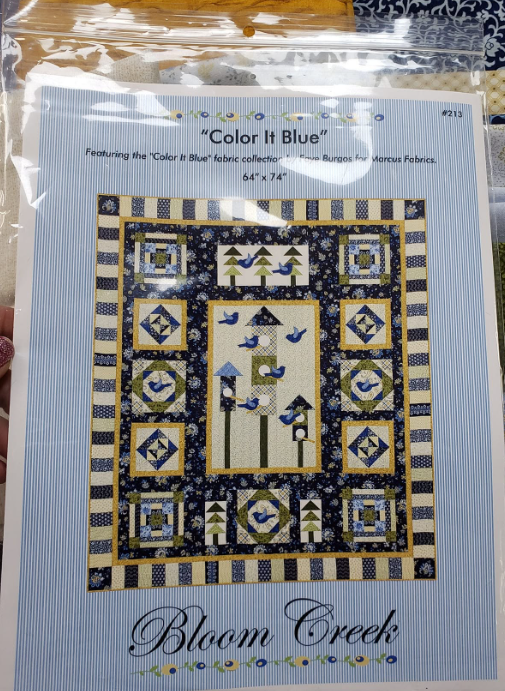 Color it Blue Pattern