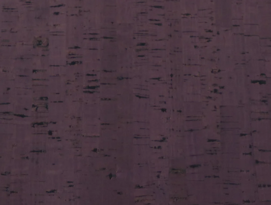 1/2 Yard Roll High Quality Cork Fabric Rustic Amethyst