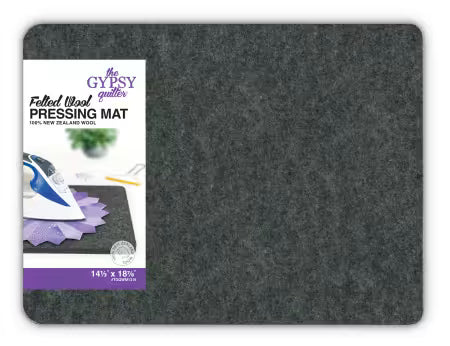 The Gypsy Quilter Wool Pressing Mat  14 1/3" x 18 7/8"