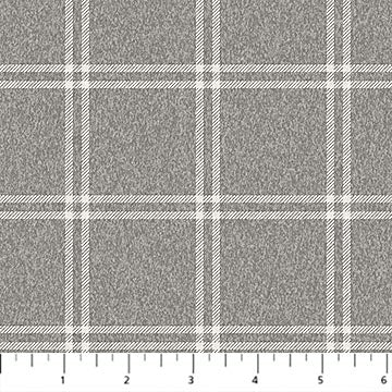 West Creek Grey Flannel Off White  Flannel W23910 92