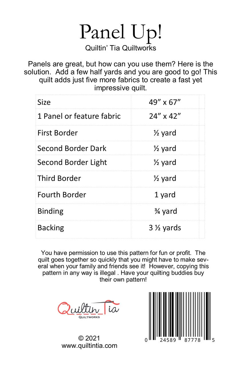 Panel Up Pattern