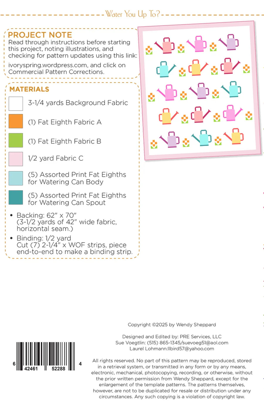 Water You Up To Pattern