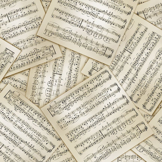 Music Sheets WIDE Backing Cd3239 Antique