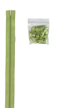 Zipper by the Yard Chartreuse