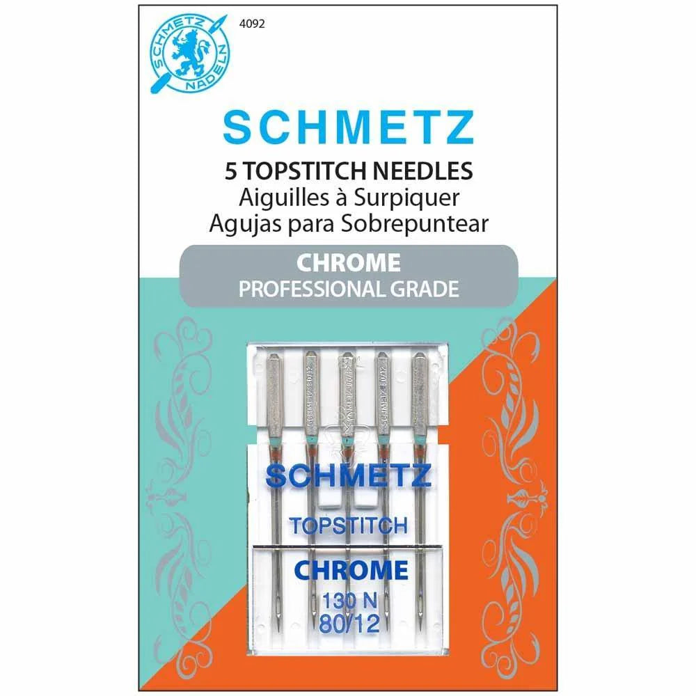 Schmetz Chrome Topstitch Needles 80/12
