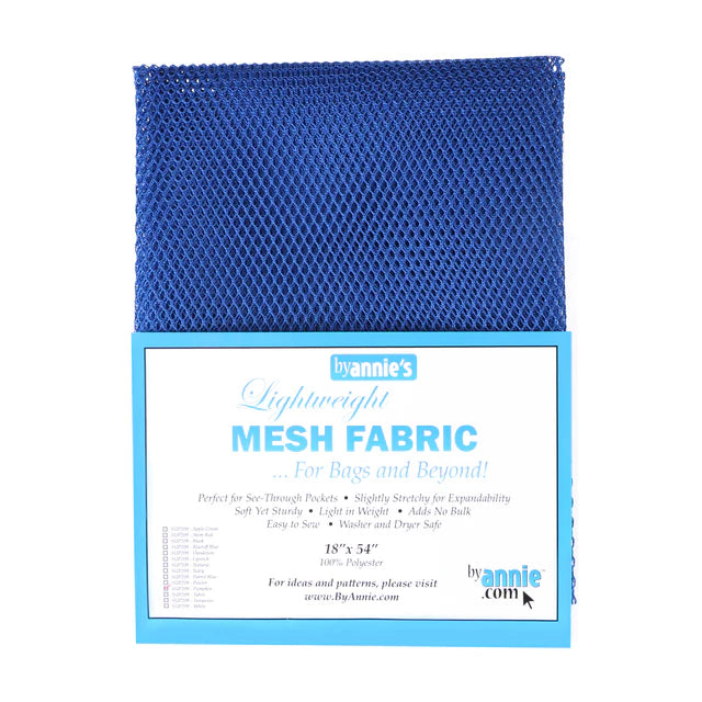 Lightweight Mesh Fabric Blastoff Blue