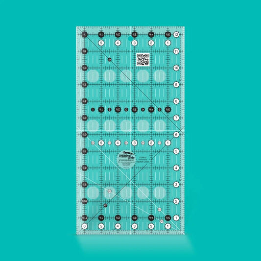 Creative Grid Non Slip Ruler 6.5" x 12.5" Right Handed