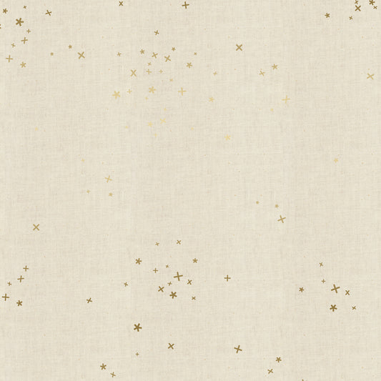BOLT END 37.5 "Cotton + Steel Basics Freckles 3111-008 Unbleached Metallic