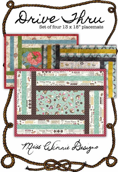 Drive Thru Placemat Pattern