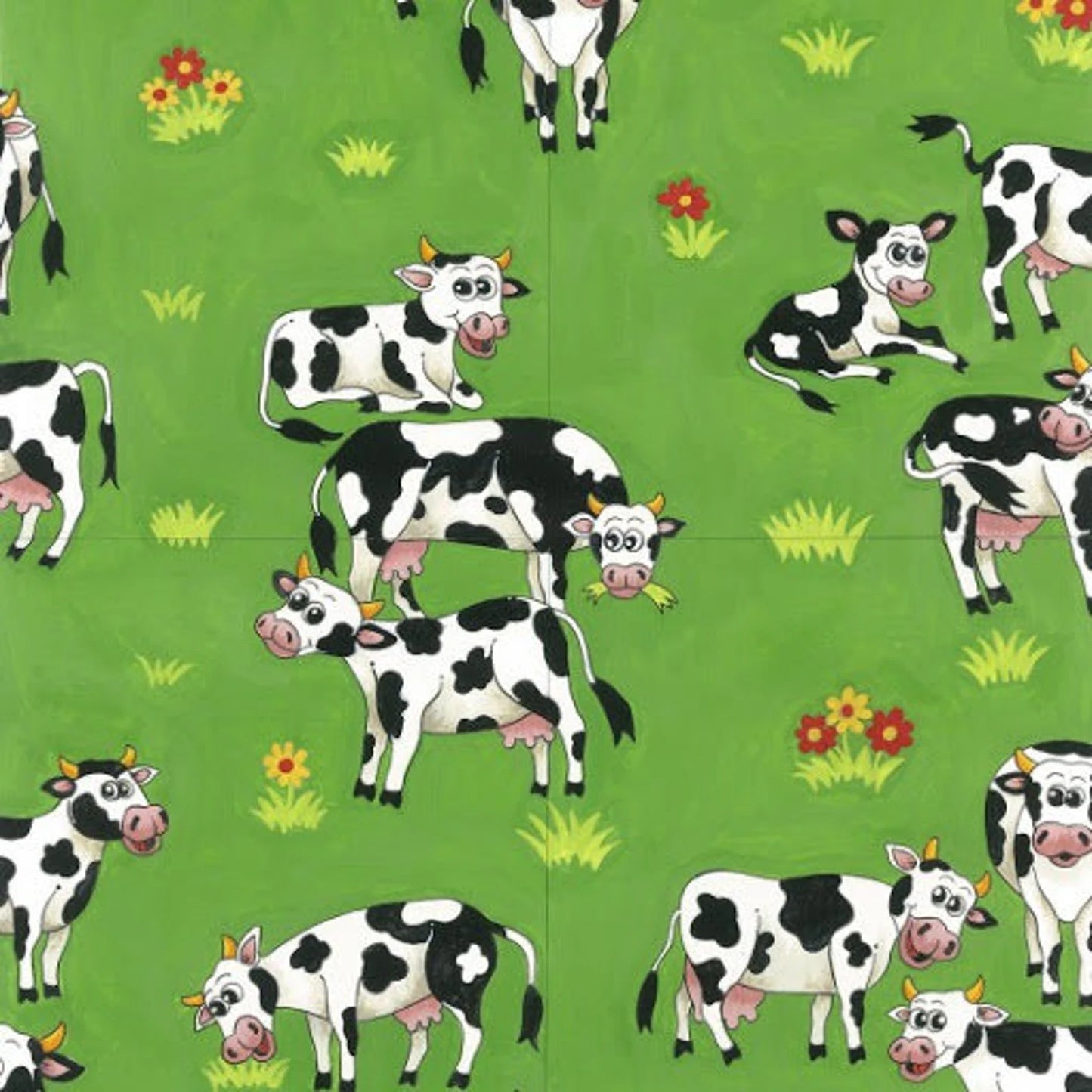 BOLT END 36.5" Farm Fun Cows