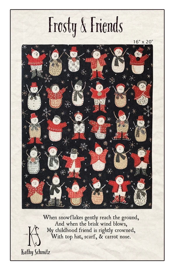 Frosty & Friends Wall Hanging Pattern