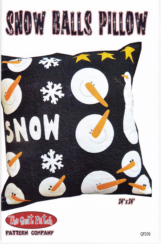 Snow balls Pillow Pattern