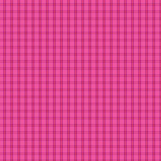 Warp and Weft Woven Plaid Bright Pink Gingham 10206Y 27