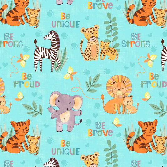 1 Meter Cut Safari Snuggles 3073 42029 785