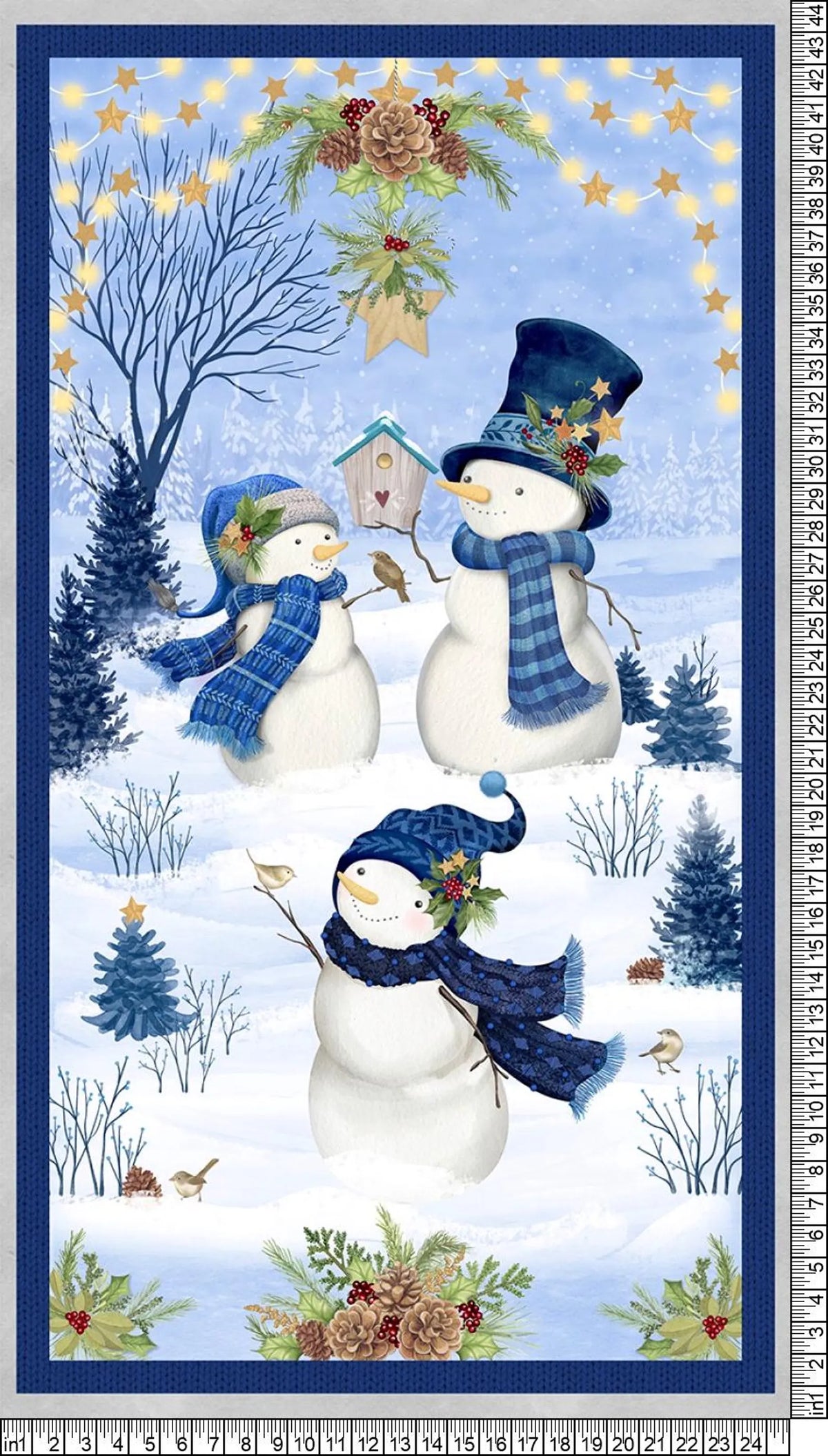Let it Snow Man Panel  3017 27751 417