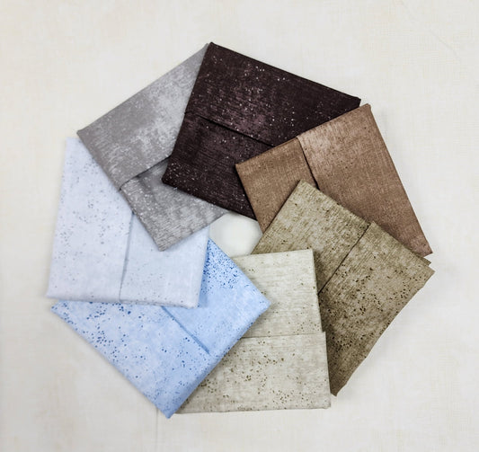 Glaze 3 Blue/Gold Fat Quarter Bundle