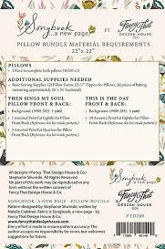 Songbook Pillow Bundle Pattern
