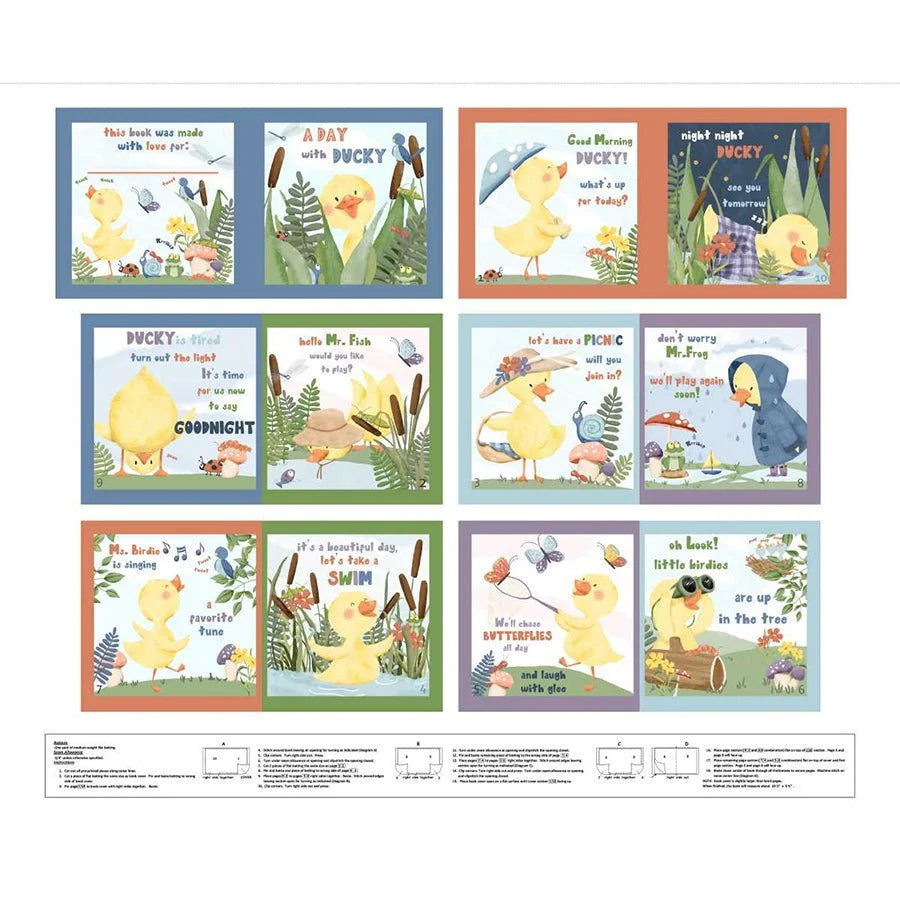 Lucky Duck Book Panel 8973BP 108