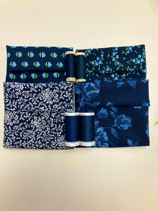 Shoreline Navy Fat Quarter Bundle