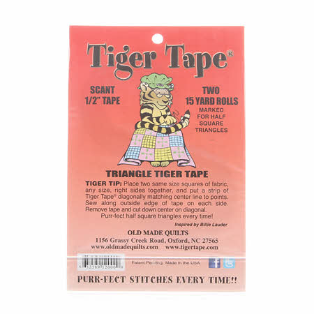 Tiger Tape Scant 1/2" Tape
