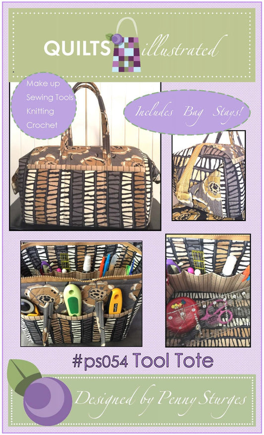Tool Tote Pattern with metal Stays