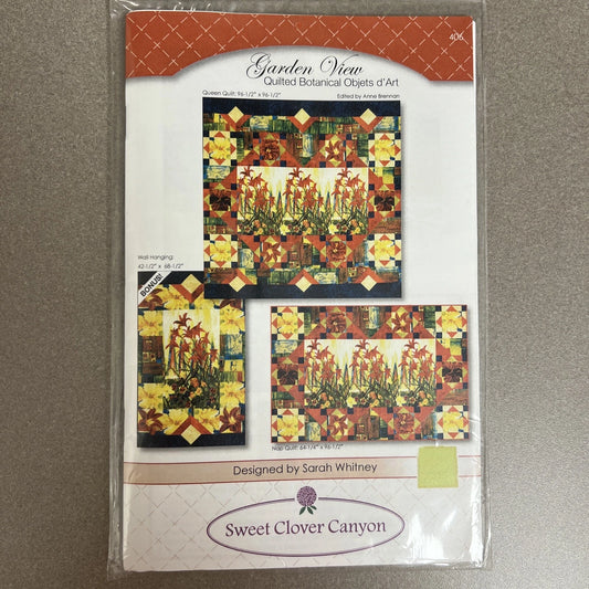 Garden View Quilted Botanical Objets Pattern