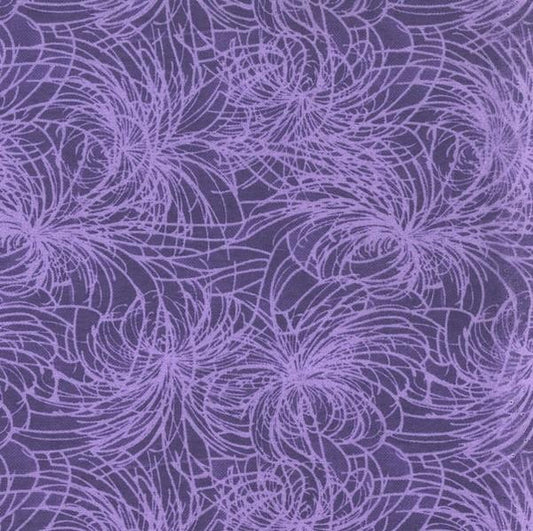 Extra WIDE Flannel Meadow Lavender R19034 F 4