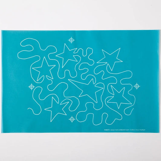 Full Line Stencil Seeing Stars Overall