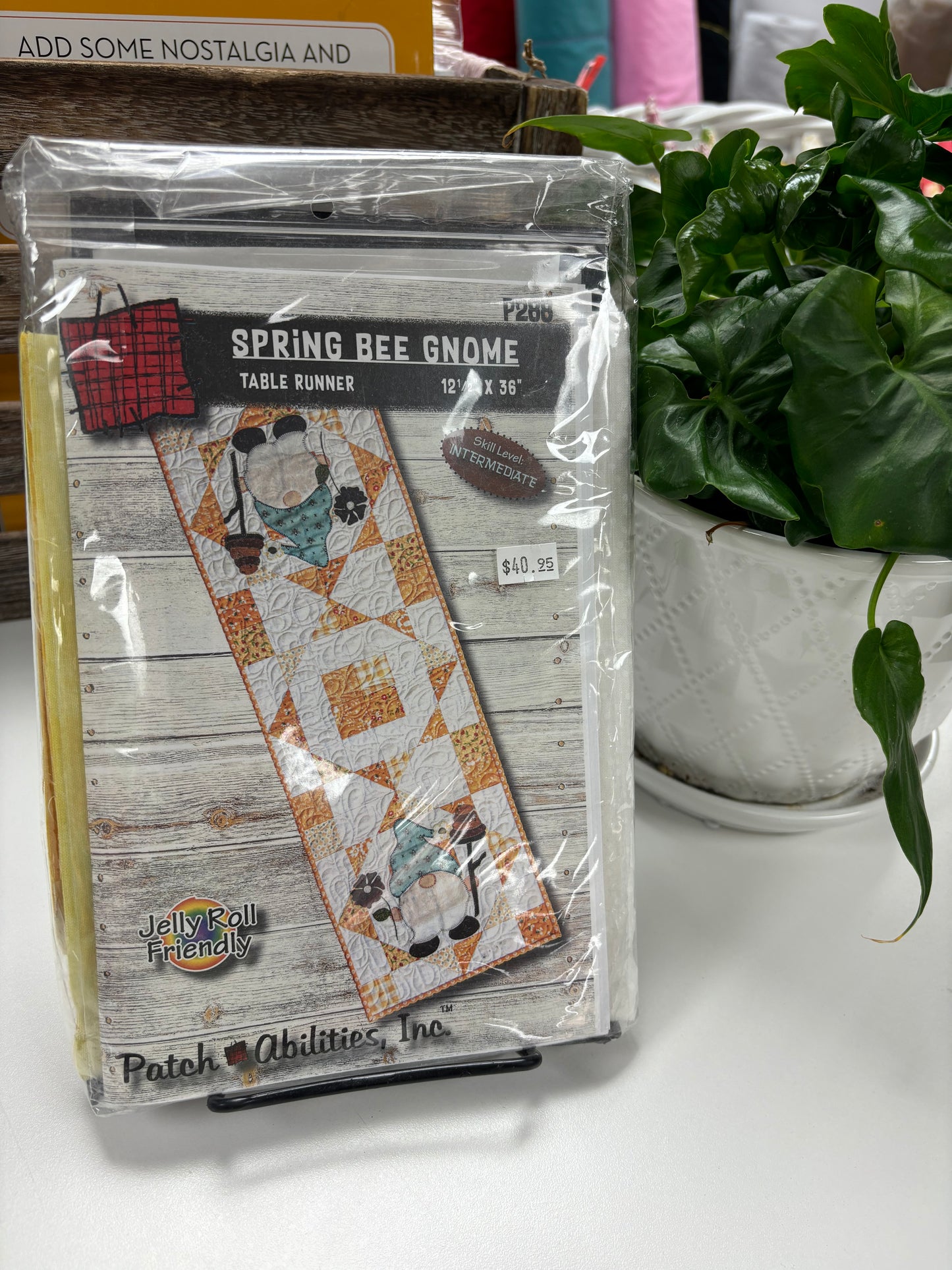 Spring Bee Gnome Table Runner  Kit