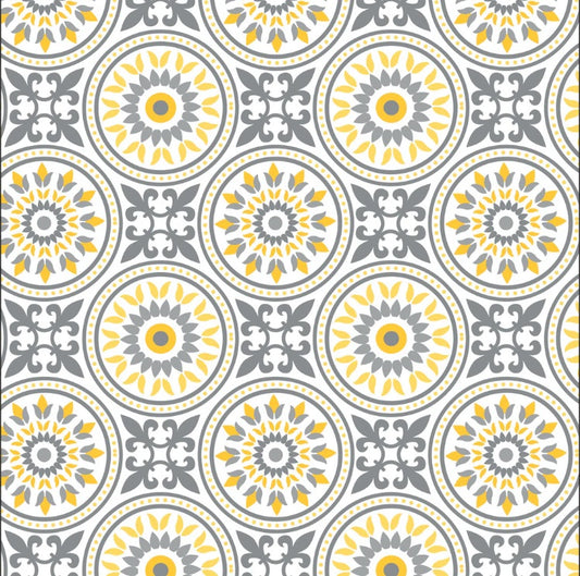 YM Mosaic Wht 4140409WM01